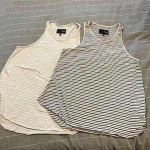 Hurley Racer back Tanks - Set of 2 - Large
